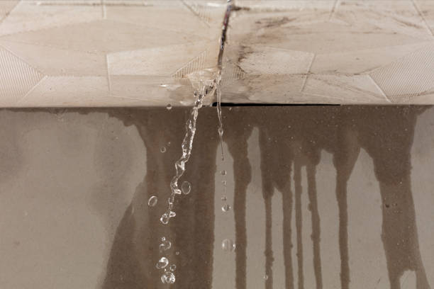 Professional Flood Damage Cleanup technician working in Springfield, ME